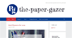 Desktop Screenshot of papergazer.com